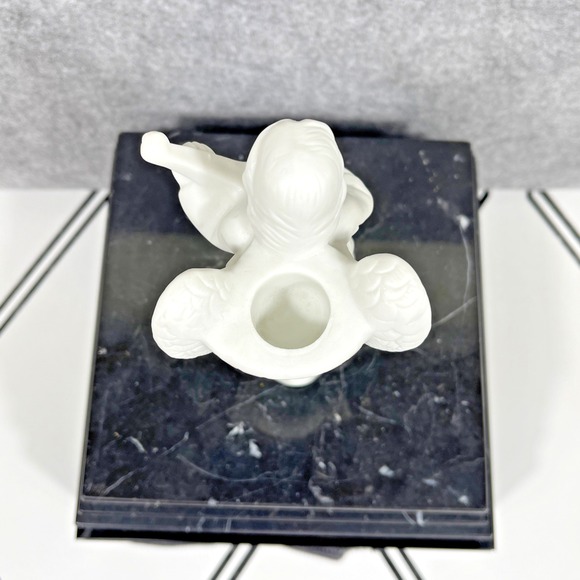 Partylite Angel, taper candle holder, playing the mandolin lute - Picture 5 of 6